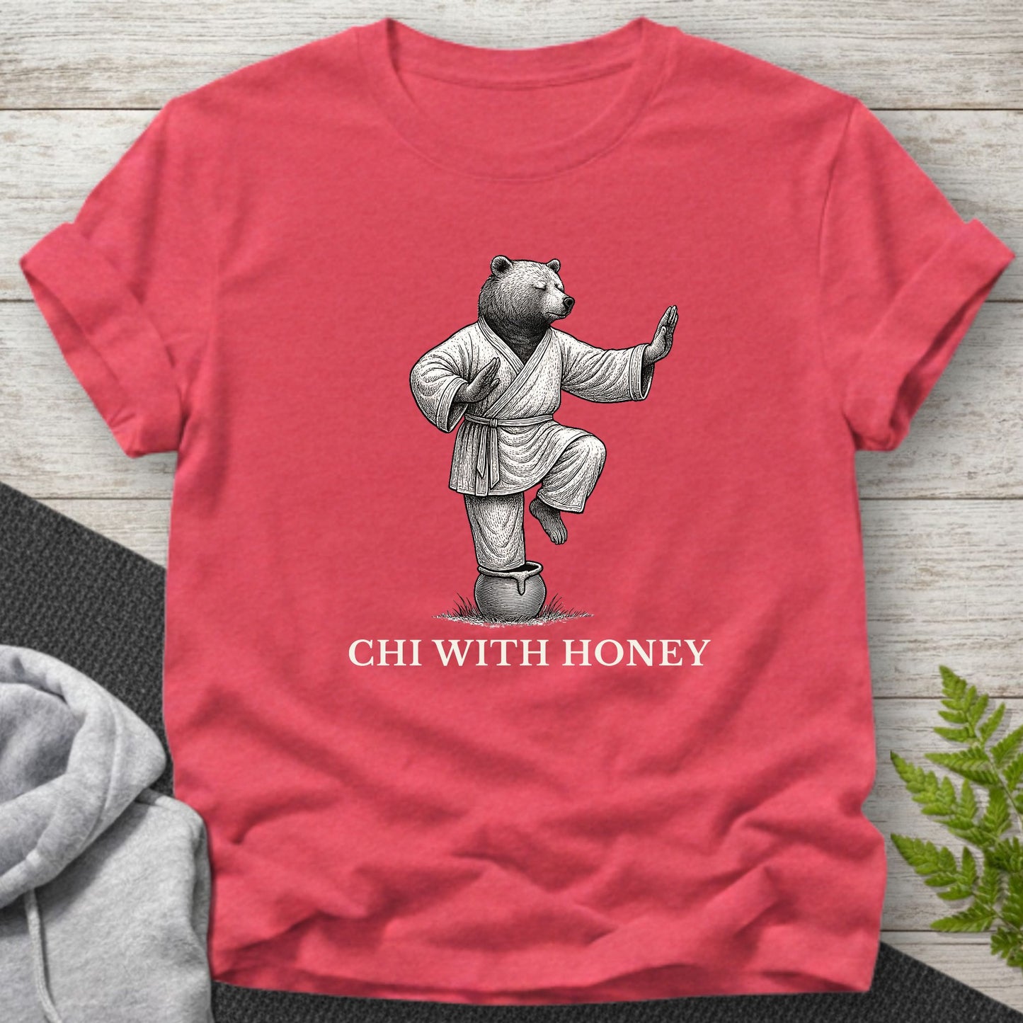 Chi With Honey Bear Tai Chi T-Shirt