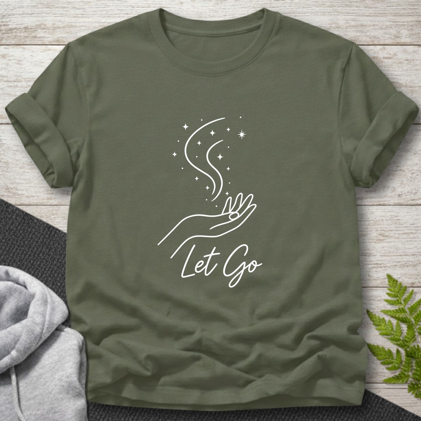 Let Go - Line Art T-Shirt