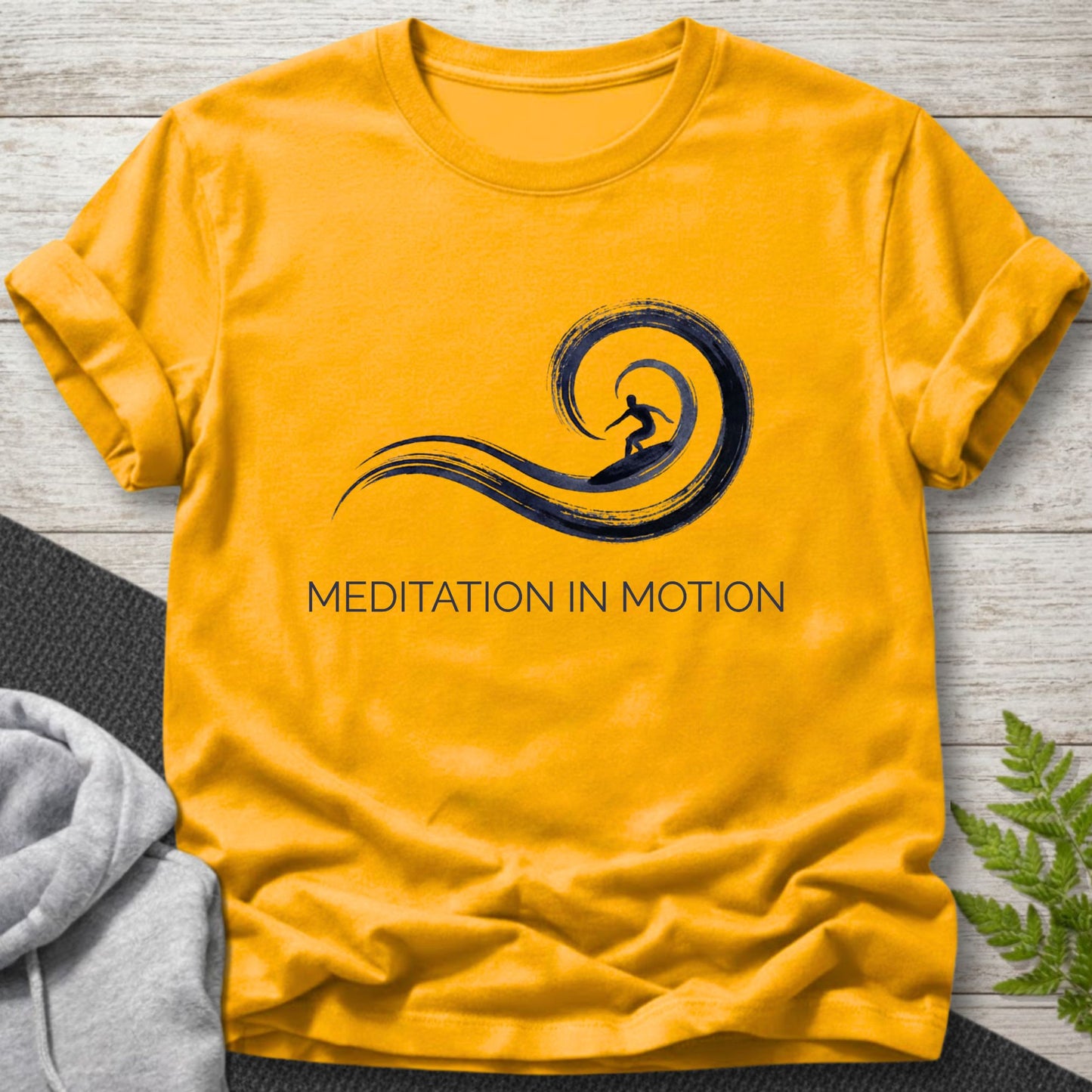 Meditation in Motion Surfing T-Shirt
