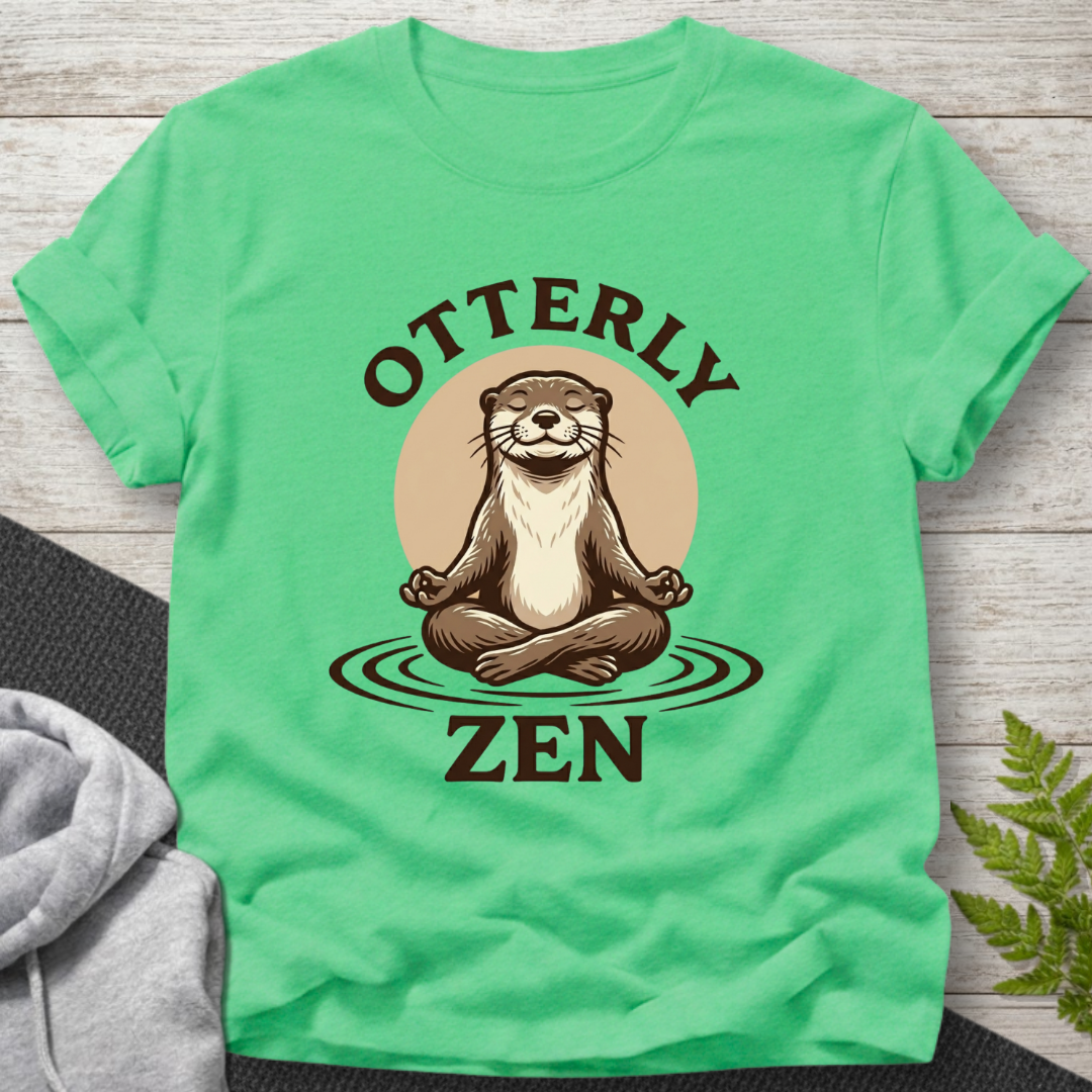 Otterly Zen Meditation Otter T-Shirt