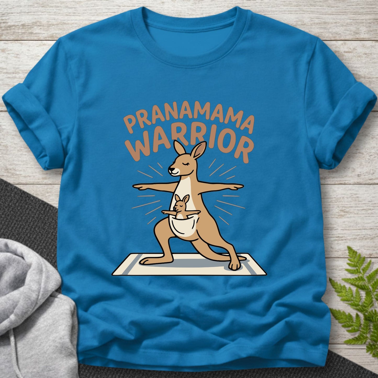 Pranamama Warrior โ Kangaroo Yoga T-Shirt