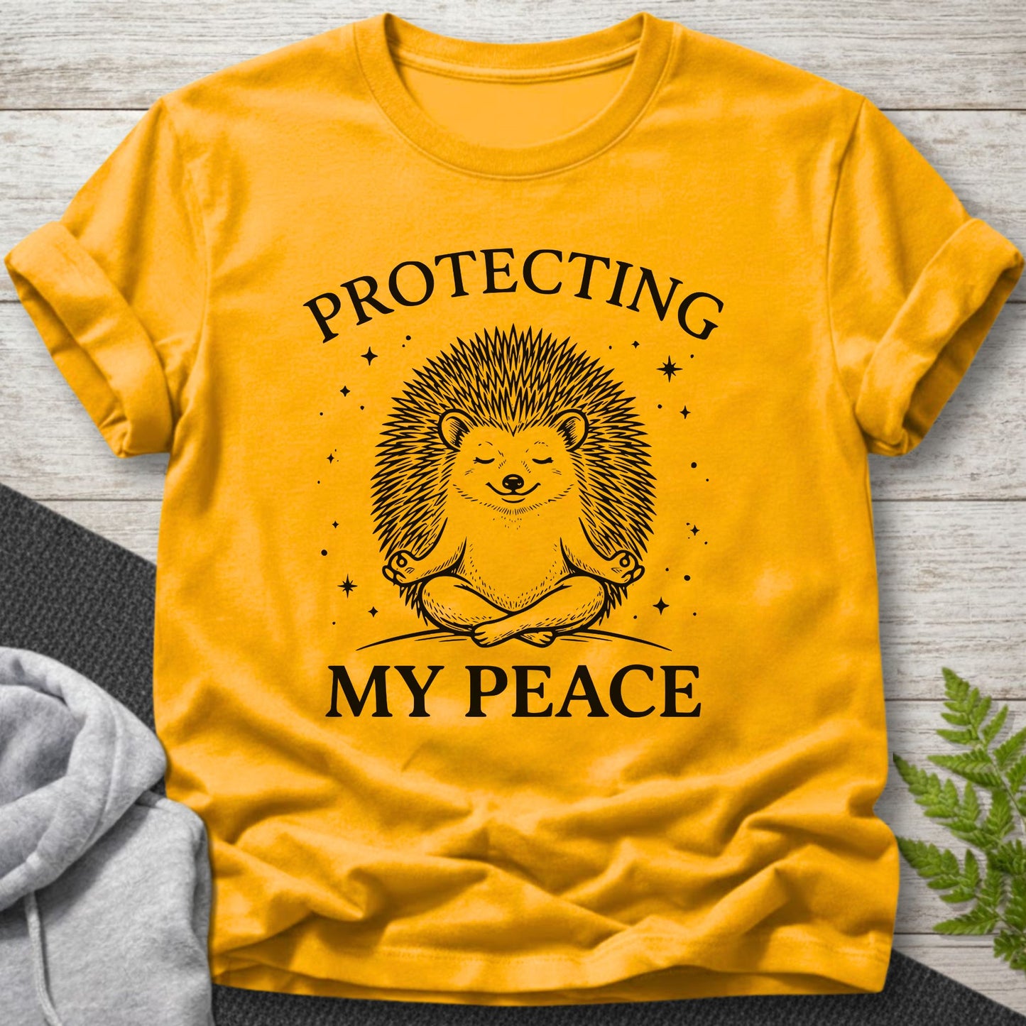 Protecting My Peace โ Hedgehog T-Shirt
