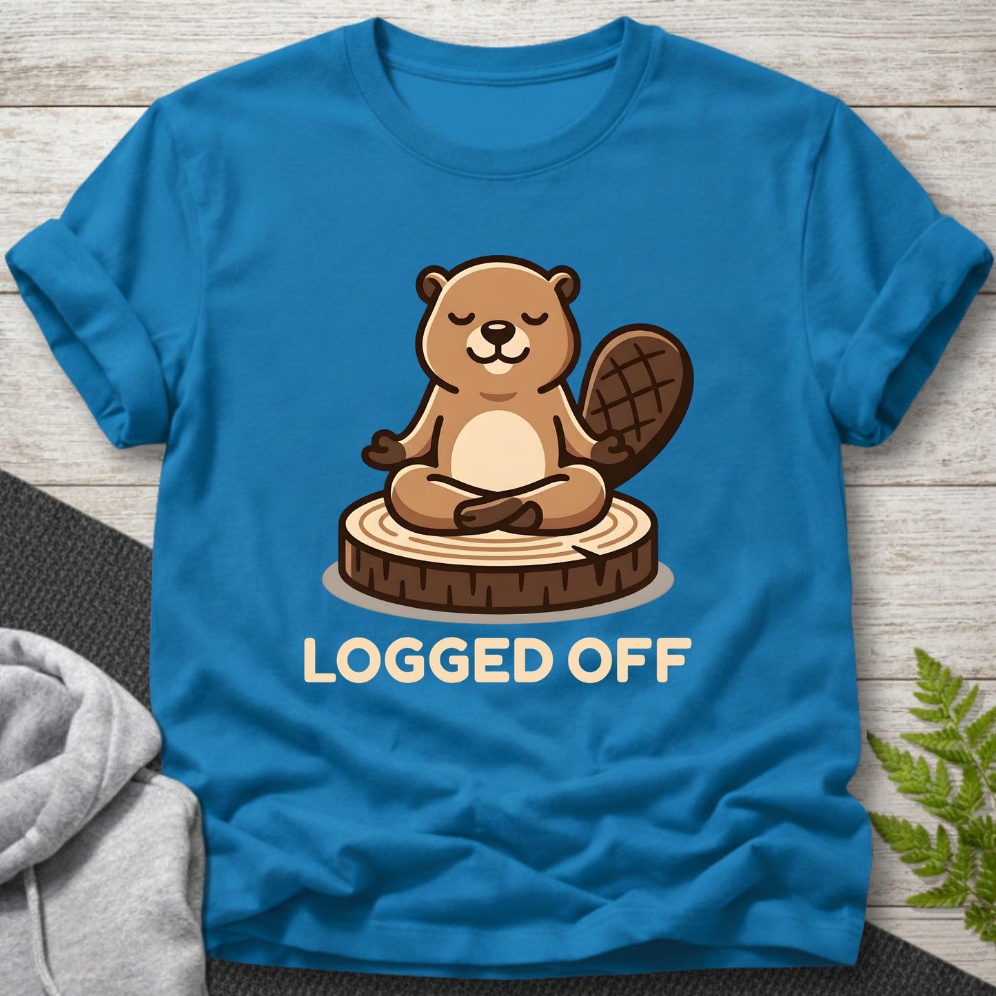 Logged Off โ Beaver T-Shirt