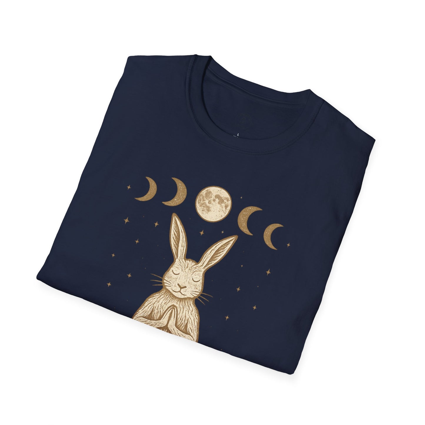 Be Hare Now โ Meditating Bunny T-Shirt