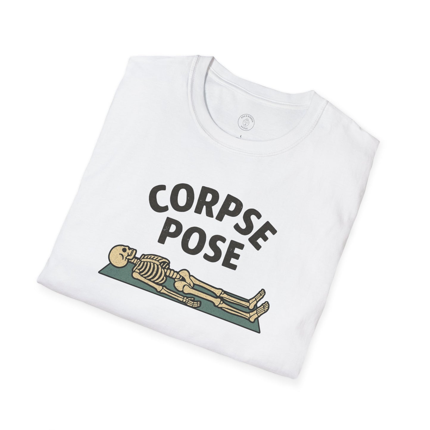 Corpse Pose Skeleton Yoga T-Shirt