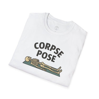 Corpse Pose Skeleton Yoga T-Shirt