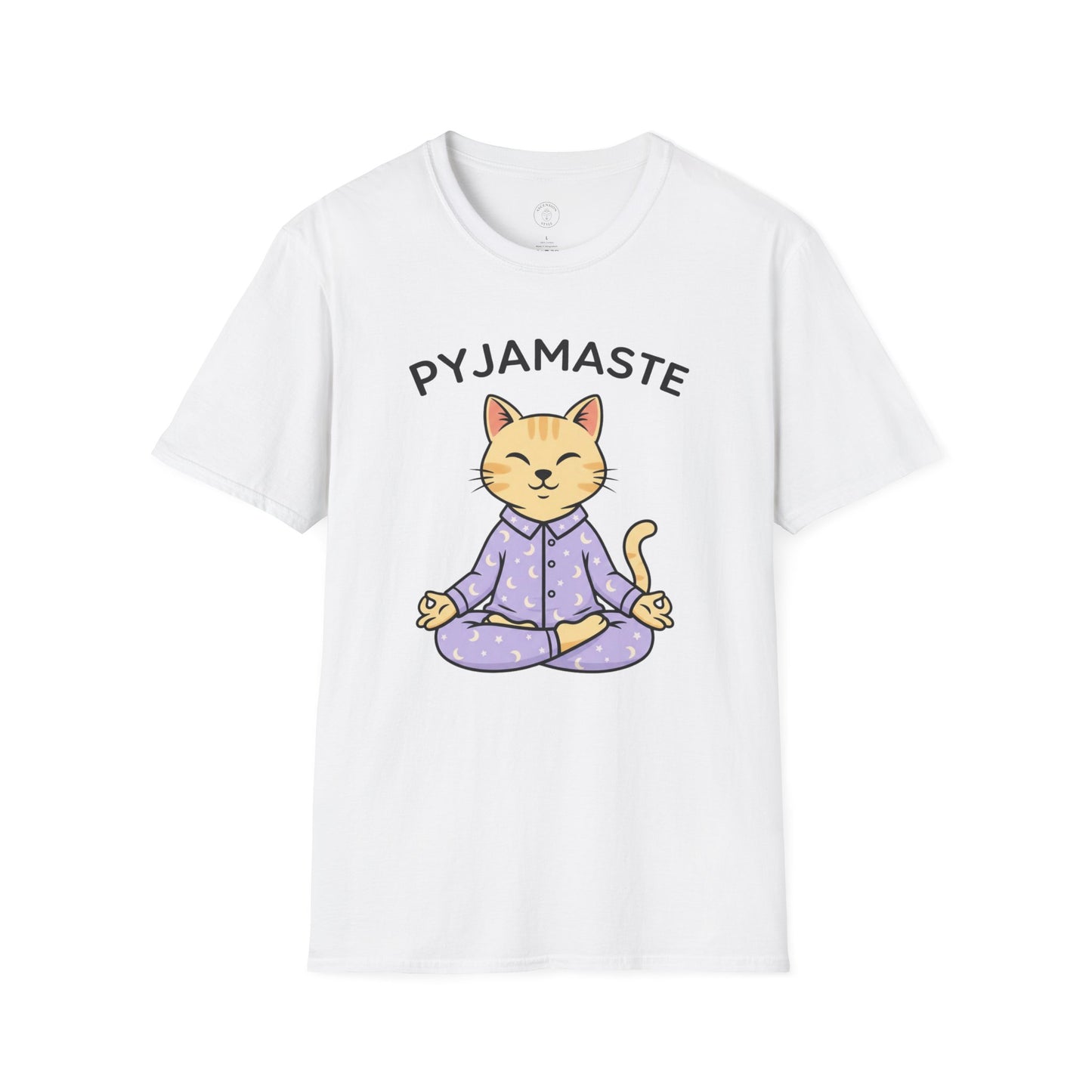 Pyjamaste Meditating Cat T-Shirt
