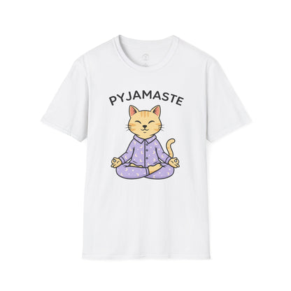 Pyjamaste Meditating Cat T-Shirt