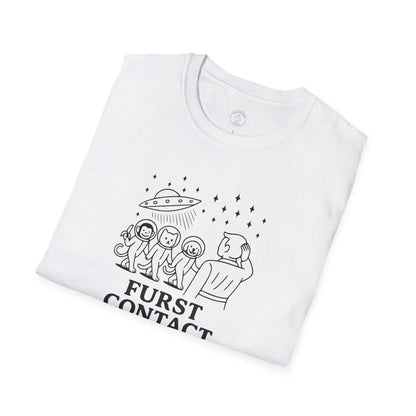 Furst Contact Alien Cat & Monkey T-Shirt