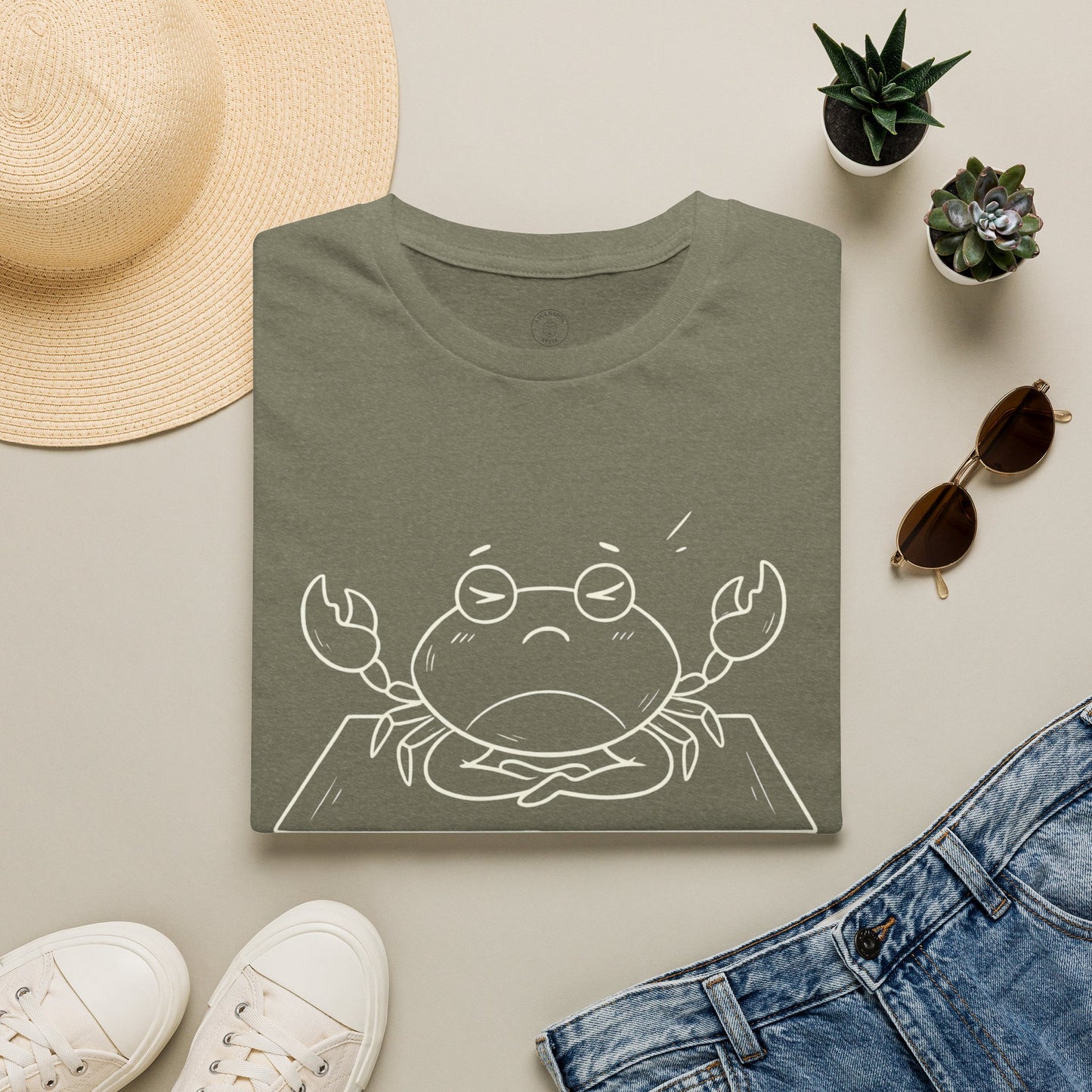 A Little Crabby Meditation T-Shirt