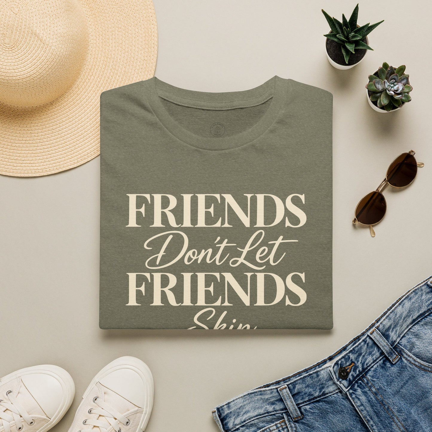 Friends Don’t Skip Yoga T-Shirt