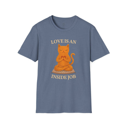 Love Is An Inside Job Cat T-Shirt