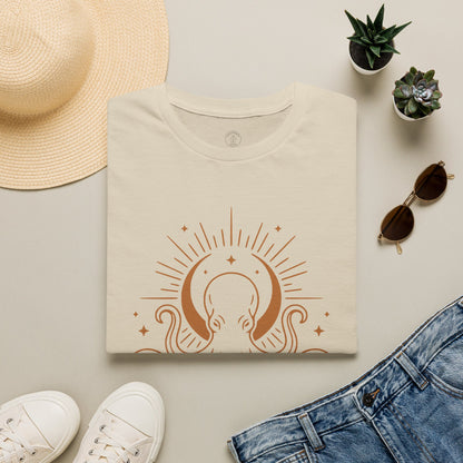 Meditating Octopus Moon T-Shirt