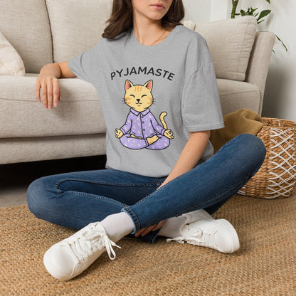 Pyjamaste Meditating Cat T-Shirt