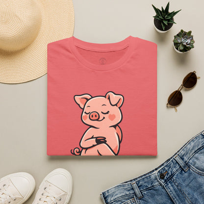 Twist and Snout Yoga Pig T-Shirt