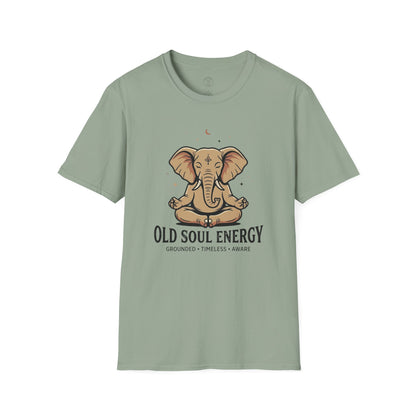 Old Soul Energy Meditating Elephant T-Shirt