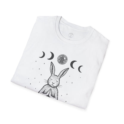 Be Hare Now – Meditating Bunny T-Shirt