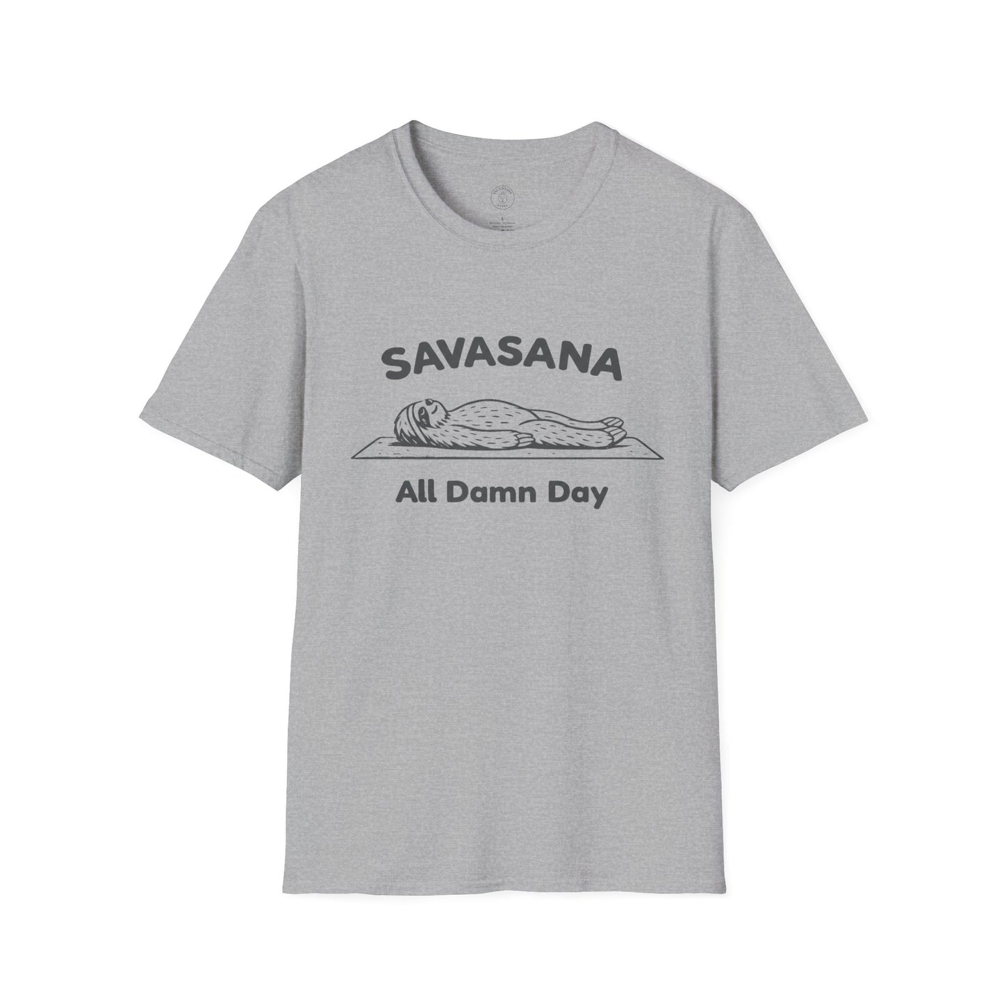 Savasana All Damn Day Sloth T-Shirt