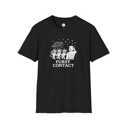 Furst Contact Alien Cat & Monkey T-Shirt