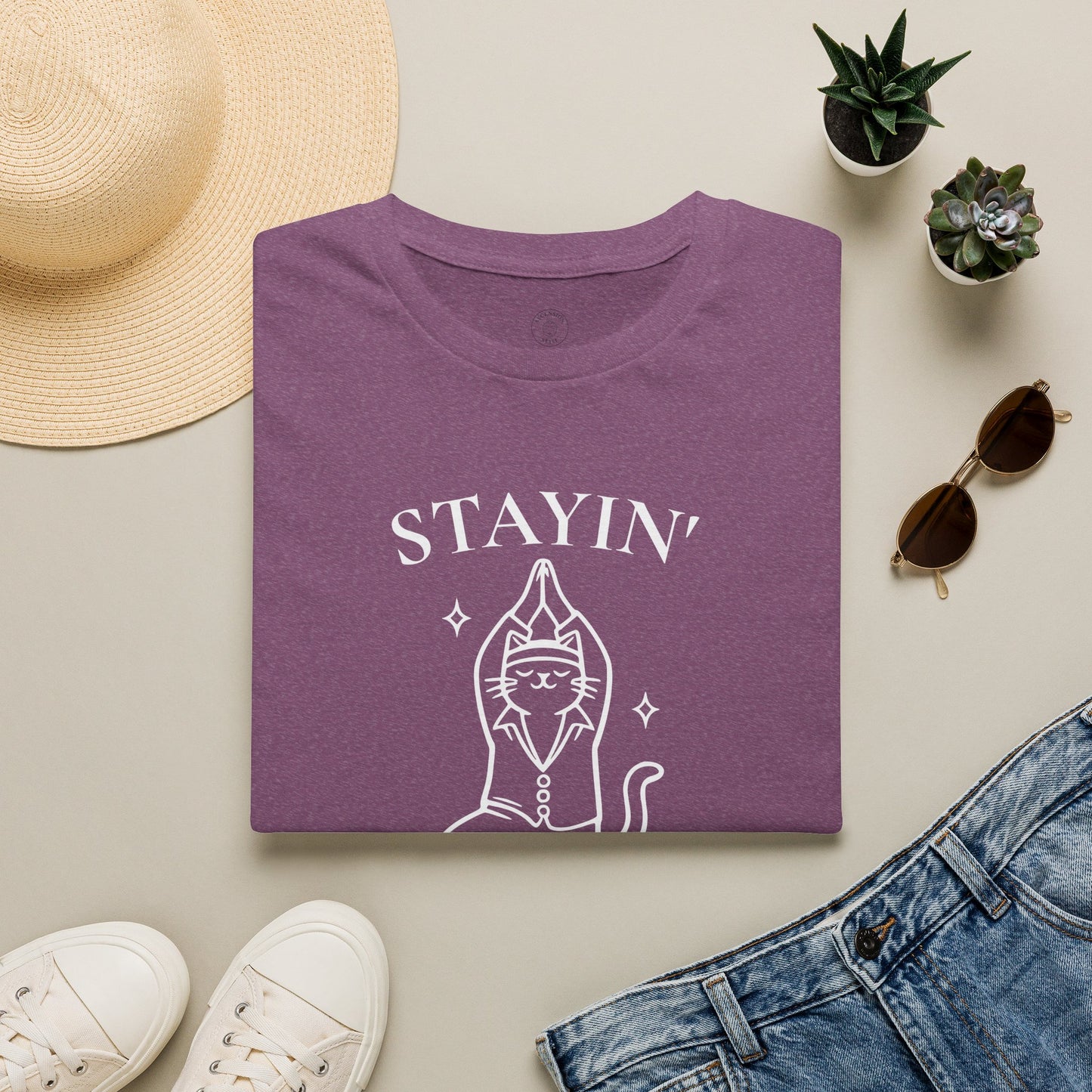Disco Cat Tree Pose T-Shirt