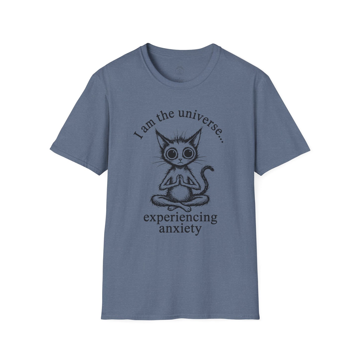 I Am The Universe Experiencing Anxiety Cat T-Shirt