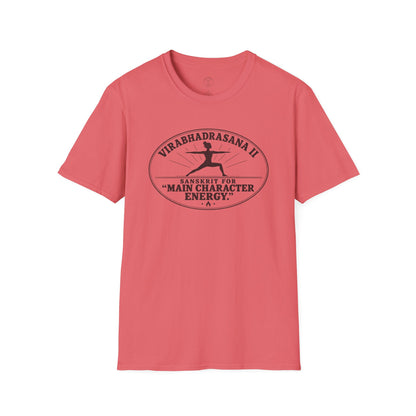 Virabhadrasana II Main Character T-Shirt
