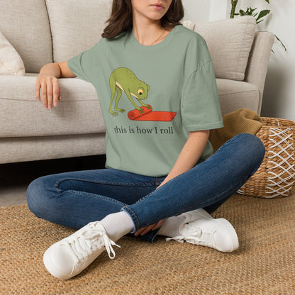 This Is How I Roll Yoga Frog T-Shirt