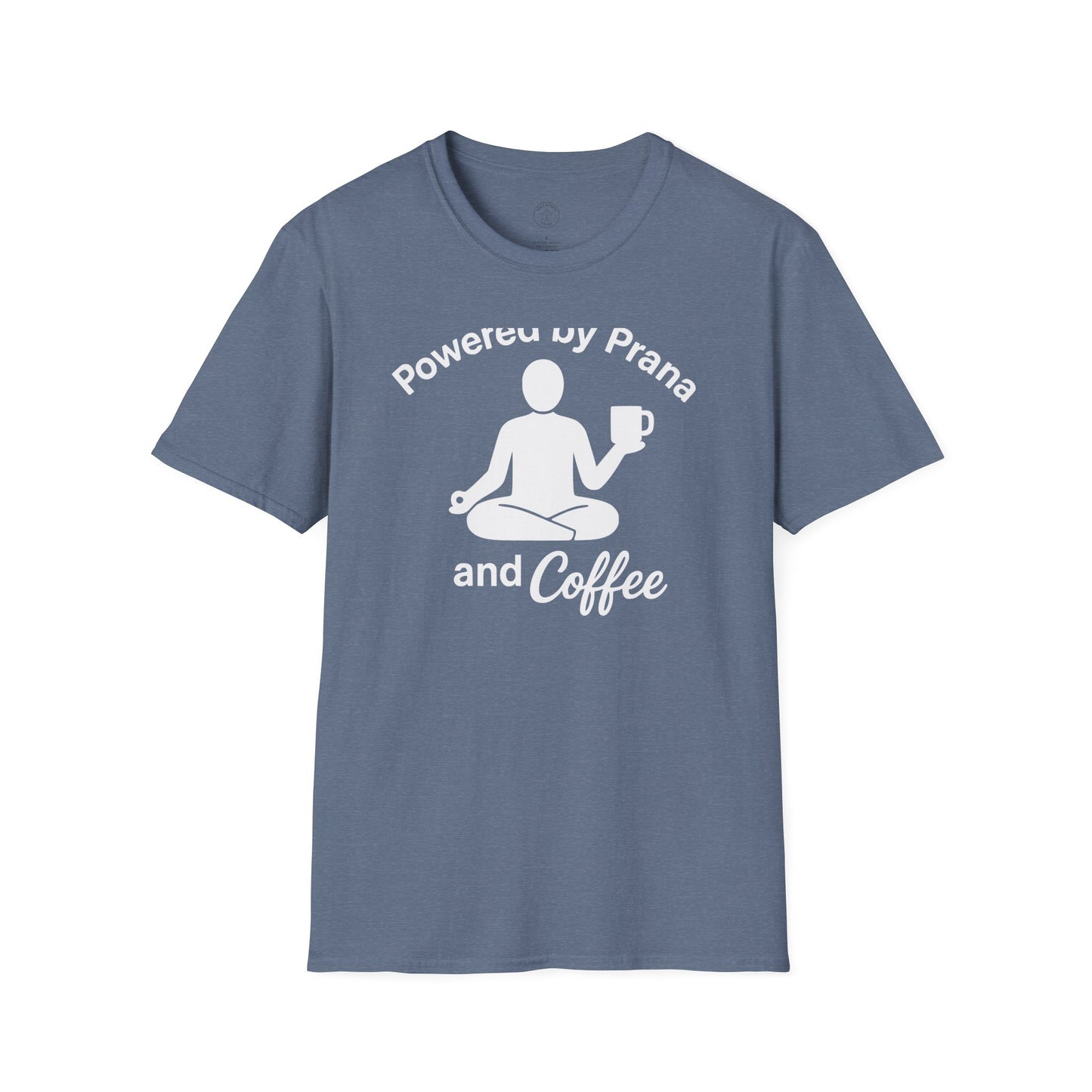 Powered By Prana & Coffee Meditation T-Shirt