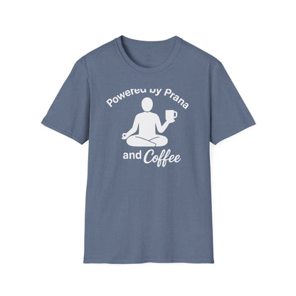 Powered By Prana & Coffee Meditation T-Shirt