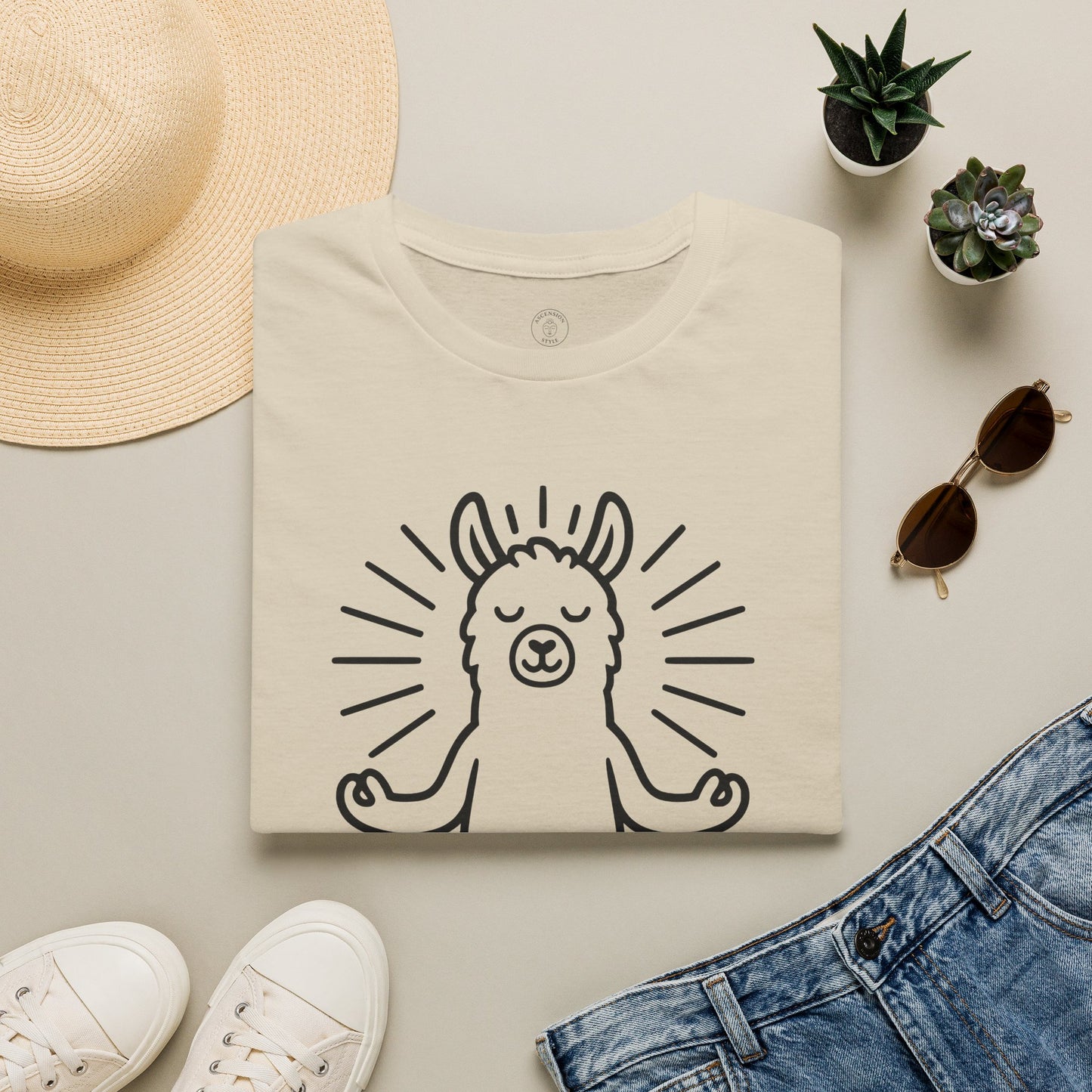 No-Drama Llama Meditation T-Shirt