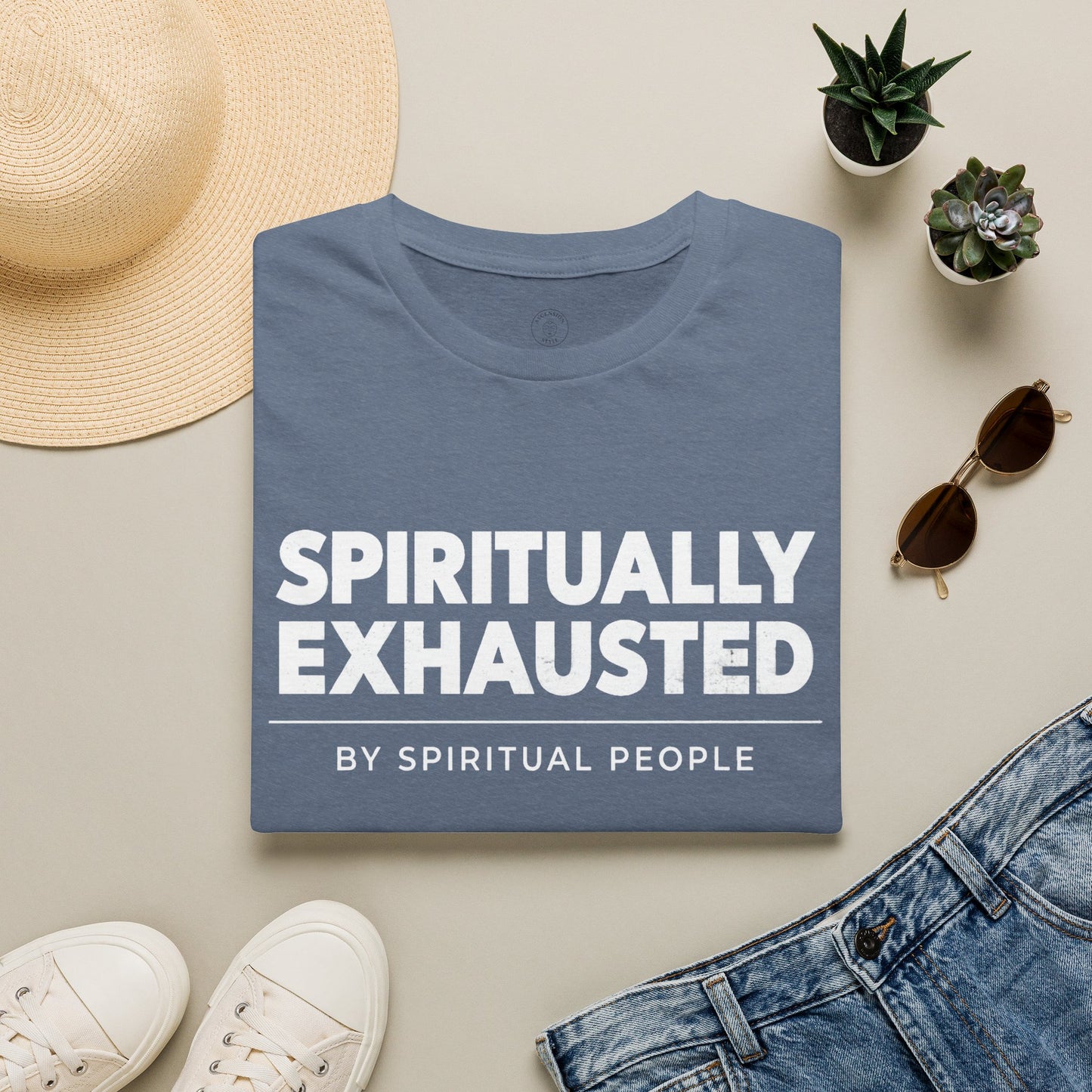 Spiritually Exhausted By Spiritual People T-Shirt