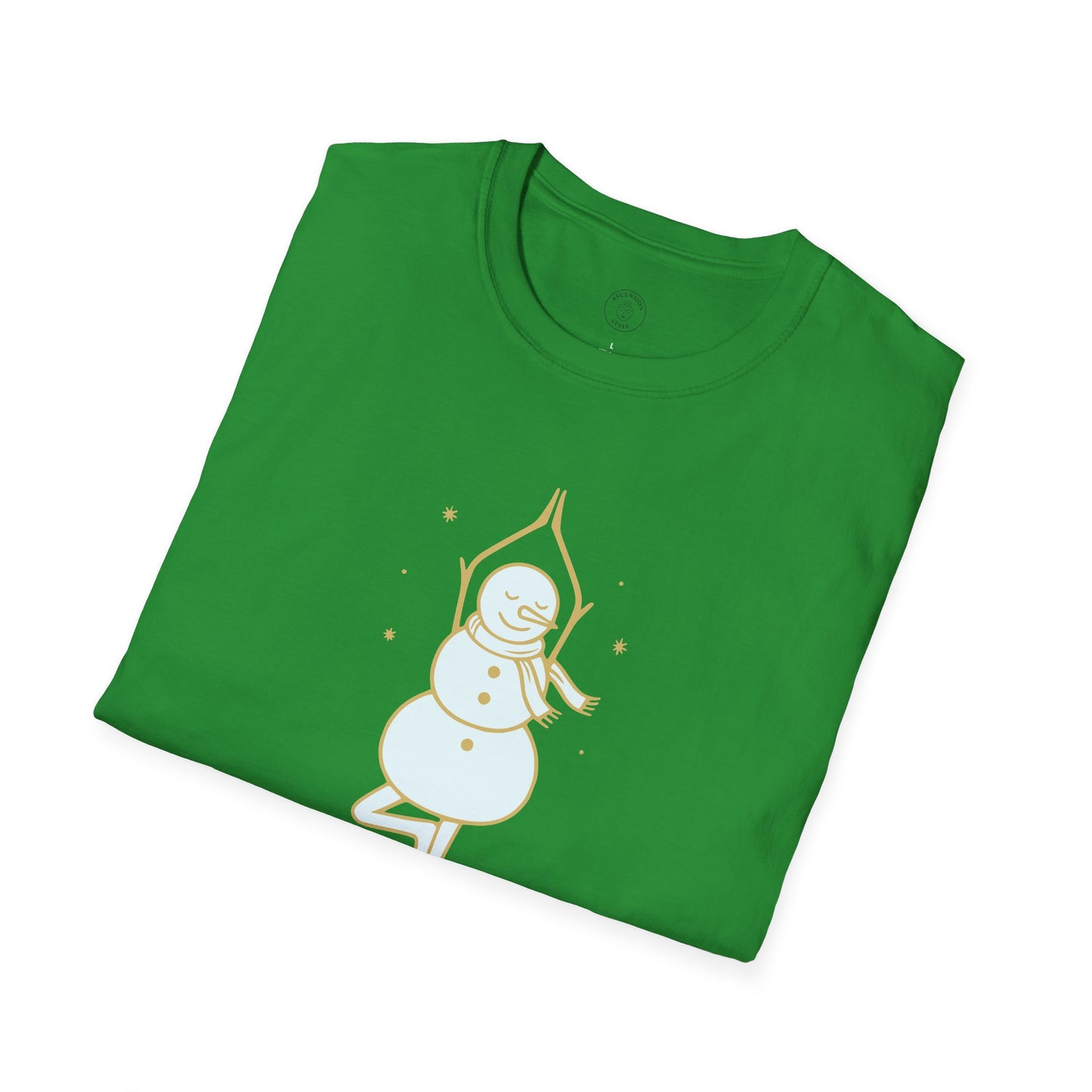Flowman Snowman Yoga T-Shirt