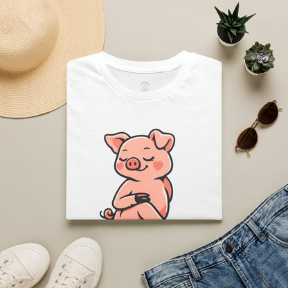 Twist and Snout Yoga Pig T-Shirt