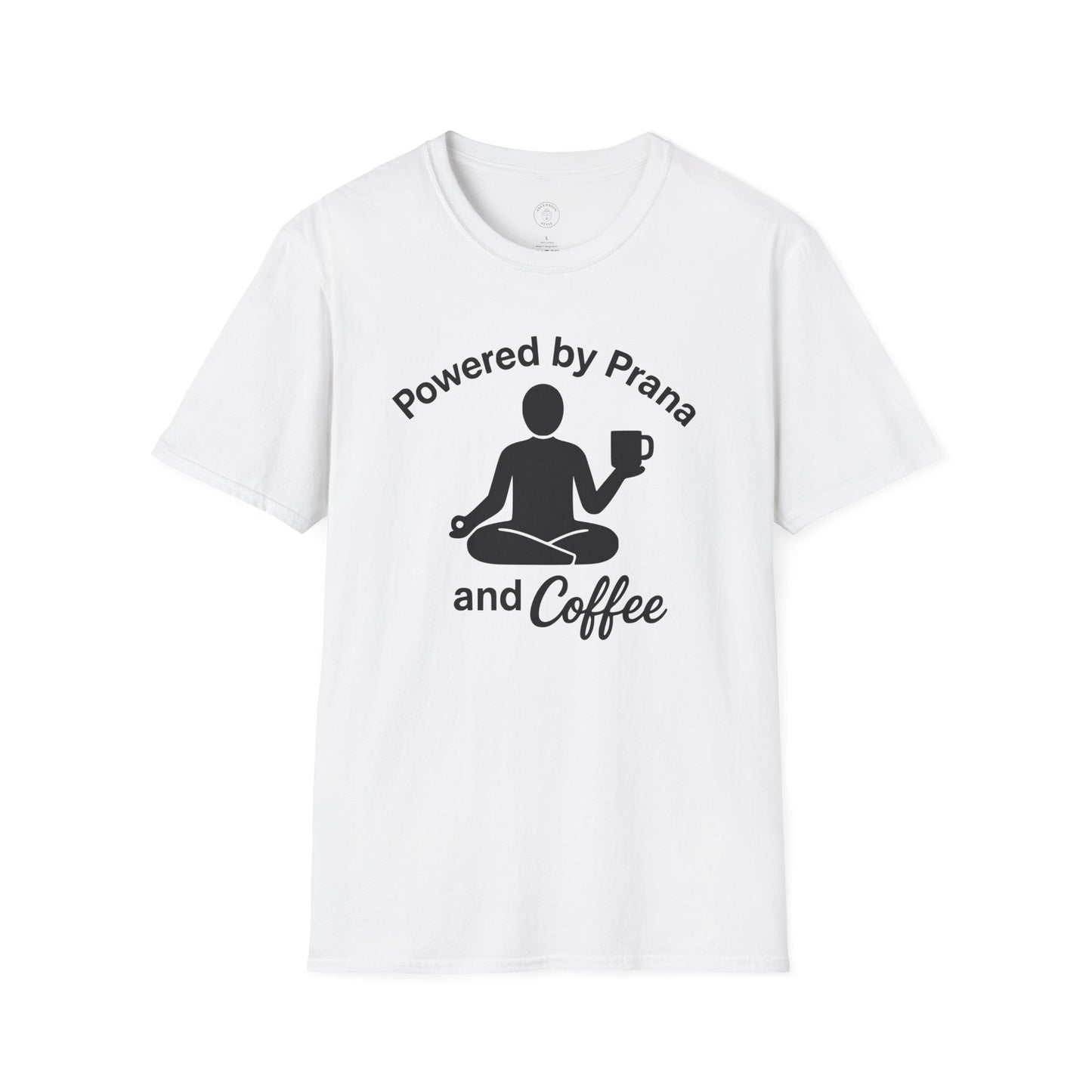 Powered By Prana & Coffee Meditation T-Shirt