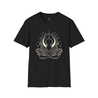 Meditating Octopus Moon T-Shirt