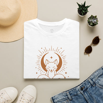 Meditating Fox Moon T-Shirt