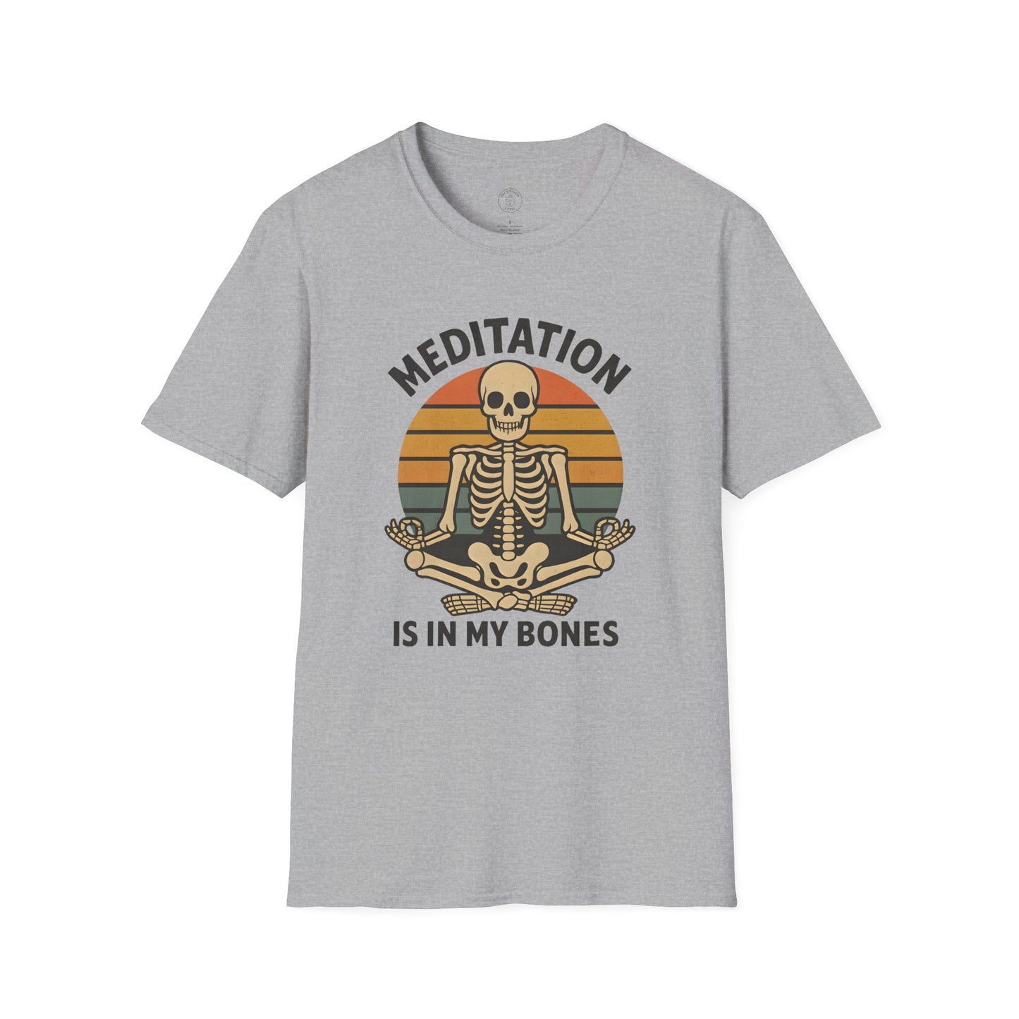 Meditation Is In My Bones Skeleton T-Shirt