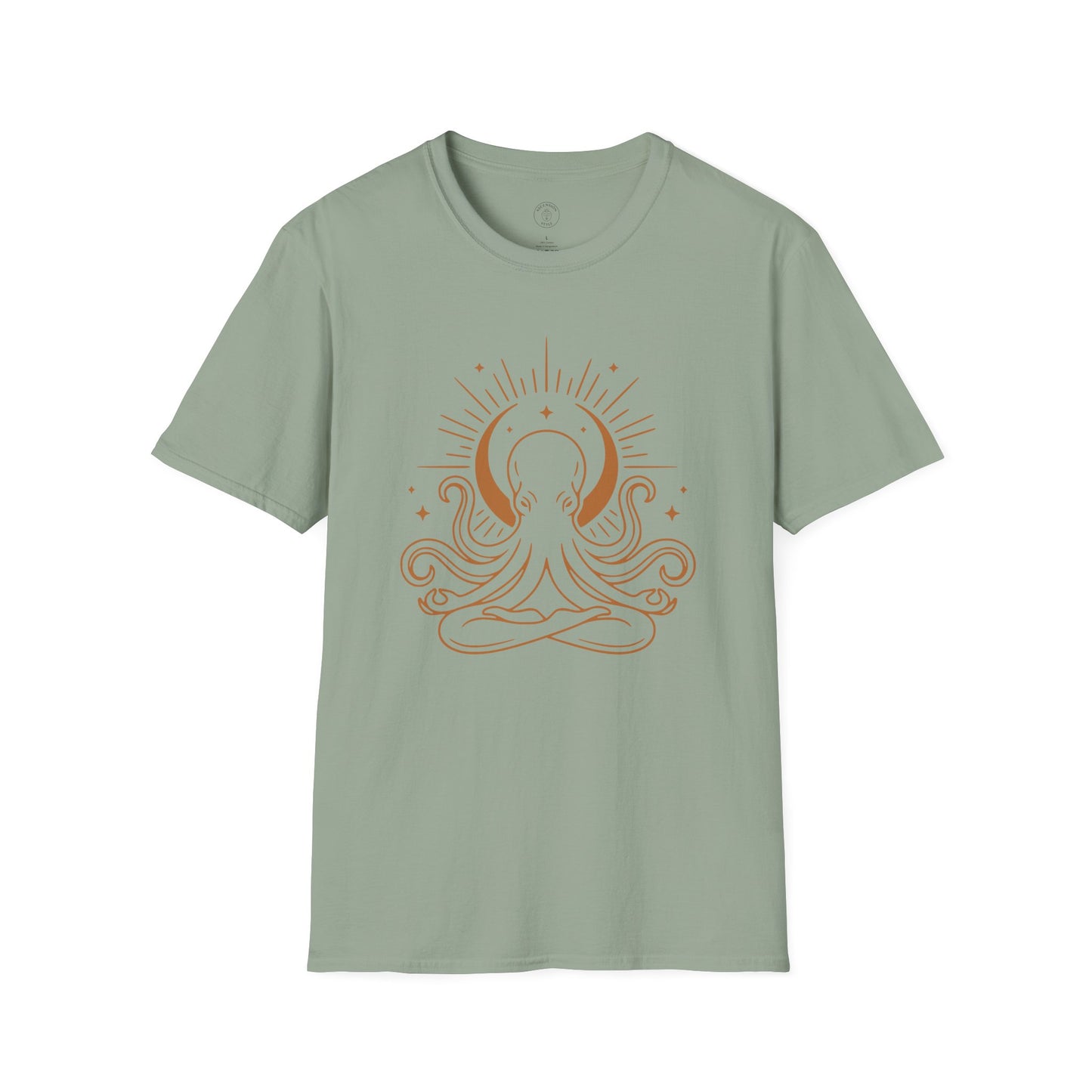 Meditating Octopus Moon T-Shirt