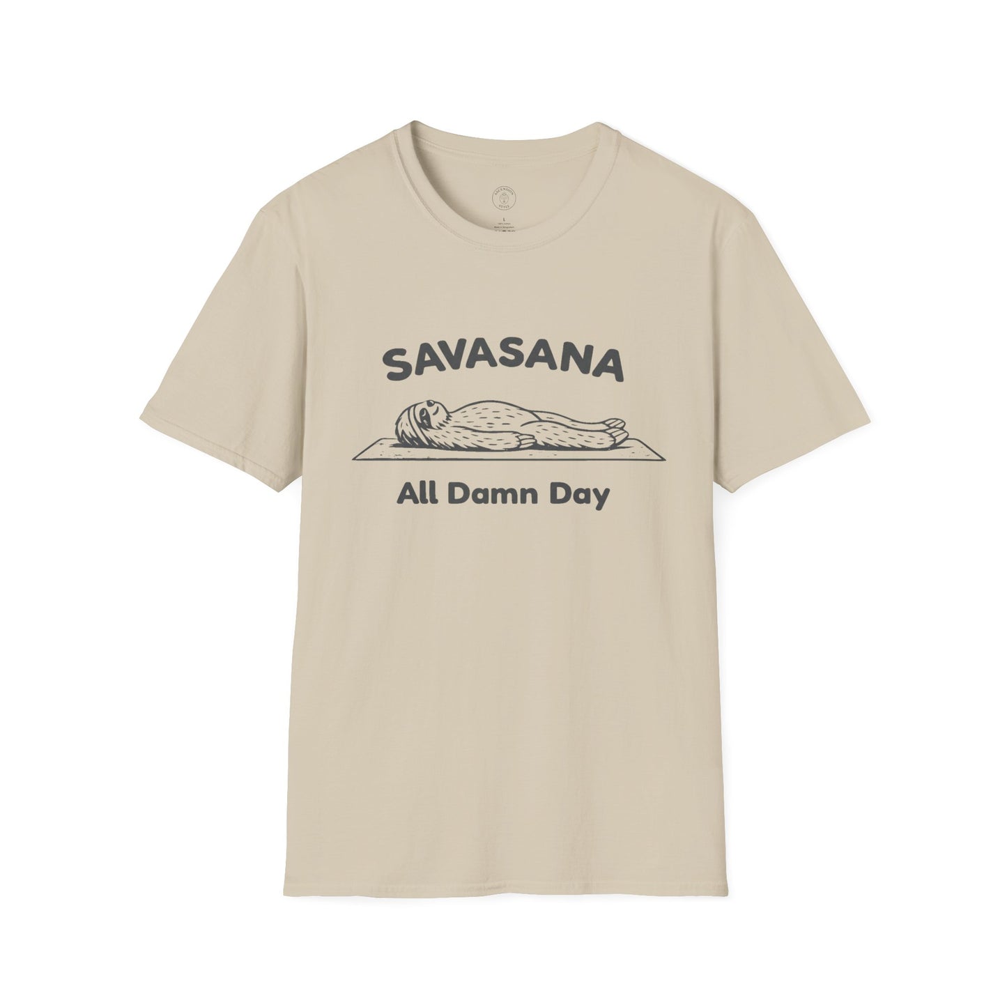 Savasana All Damn Day Sloth T-Shirt