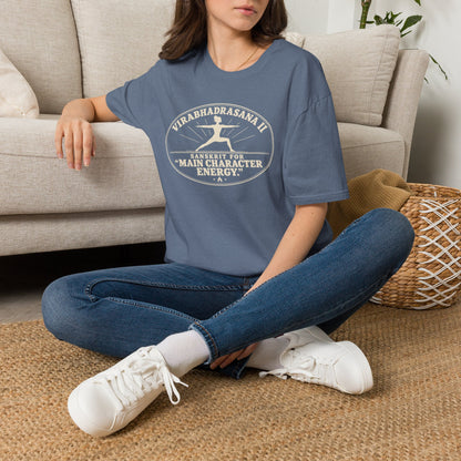 Virabhadrasana II Main Character T-Shirt