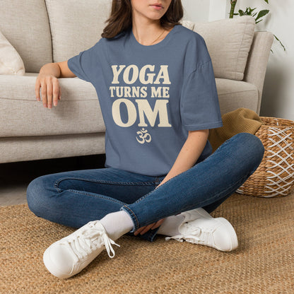 Yoga Turns Me Om T-Shirt