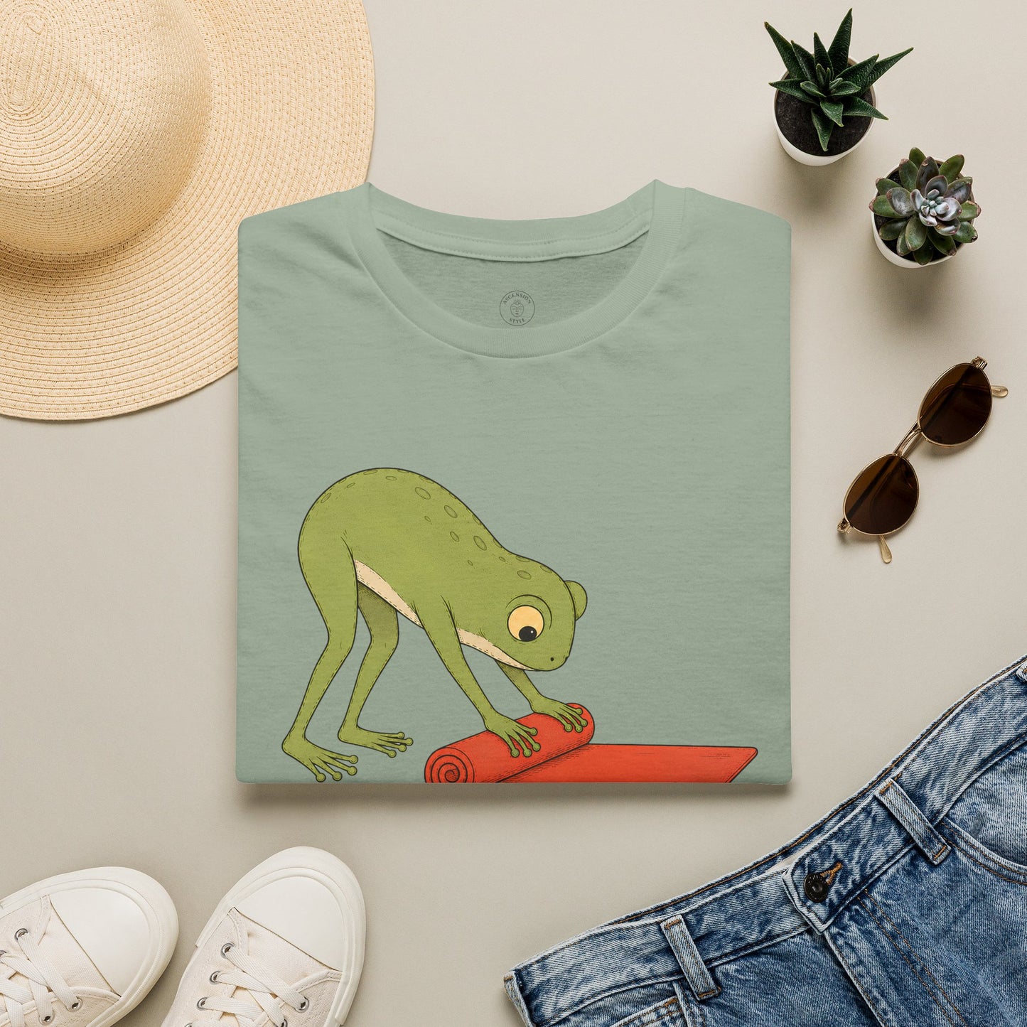This Is How I Roll Yoga Frog T-Shirt