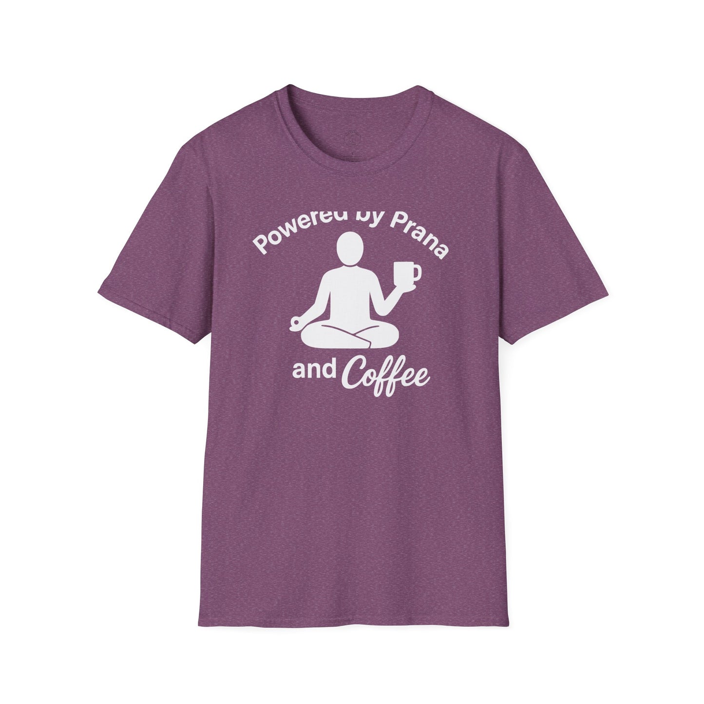 Powered By Prana & Coffee Meditation T-Shirt