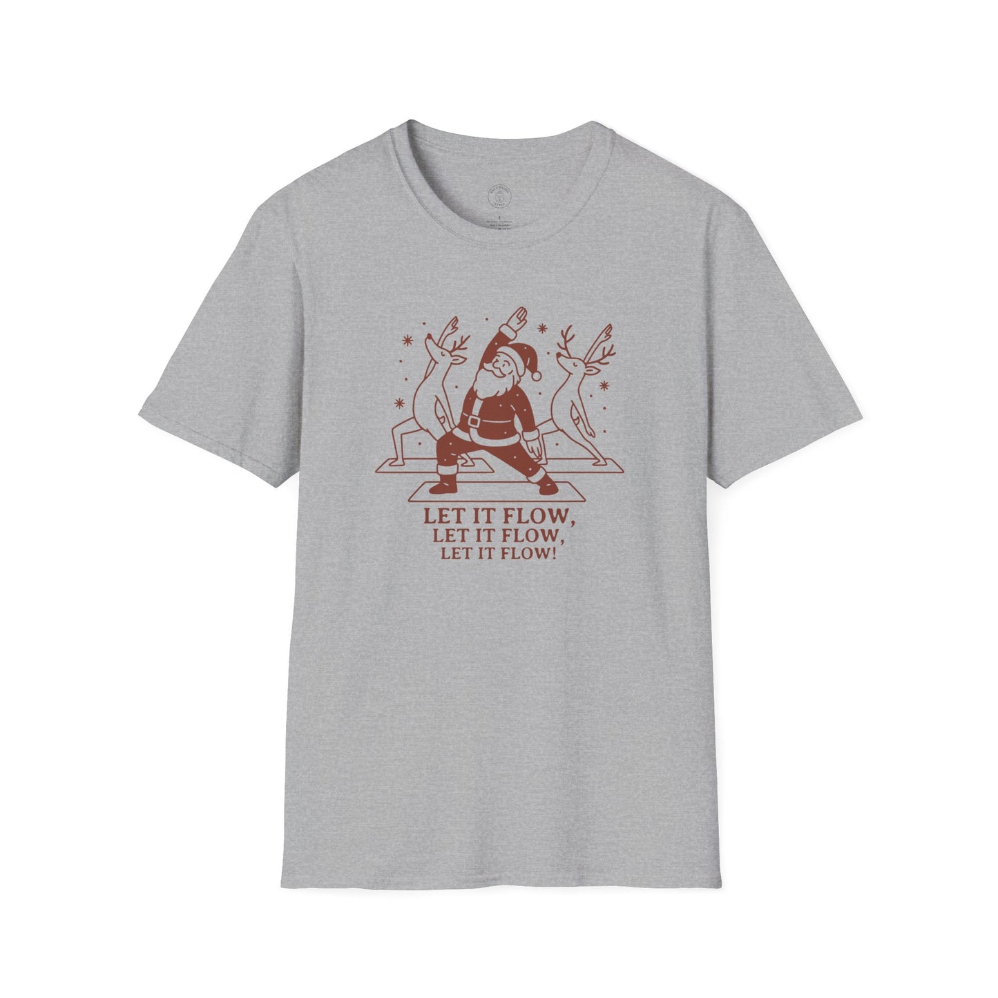 Let It Flow Christmas Yoga T-Shirt