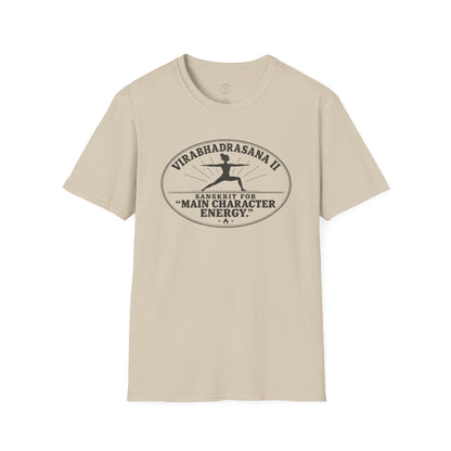 Virabhadrasana II Main Character T-Shirt
