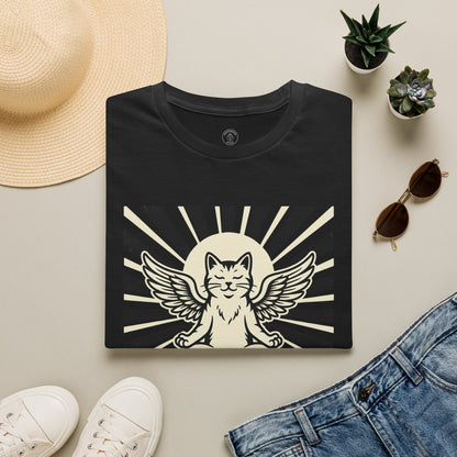 Rise & Shine Meditation Cat T-Shirt