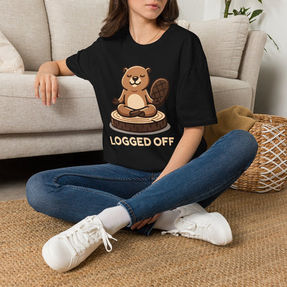 Logged Off Beaver T-Shirt