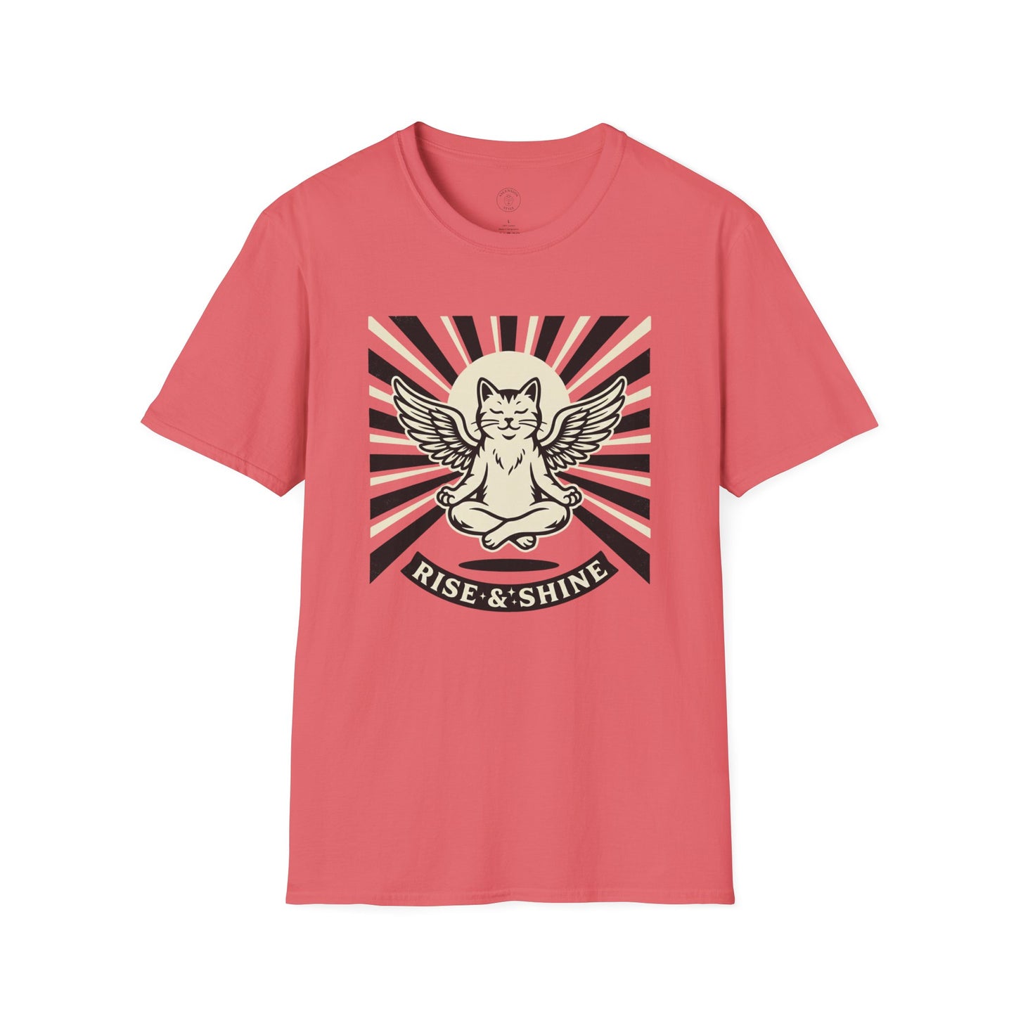 Rise & Shine Meditation Cat T-Shirt