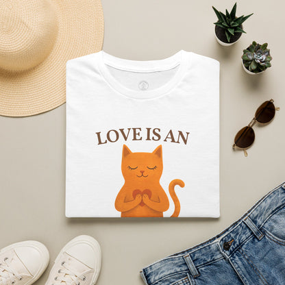 Love Is An Inside Job Cat T-Shirt