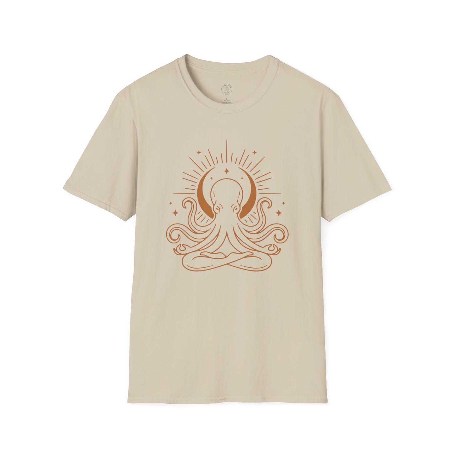 Meditating Octopus Moon T-Shirt
